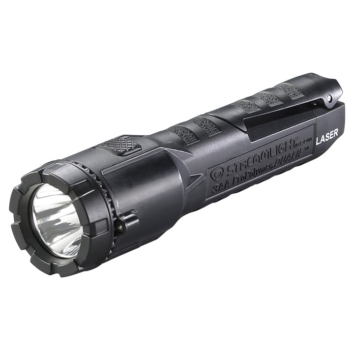 Dualie 3AA LASER Torche avec 3 piles Alkalines AA. Blister - Noire