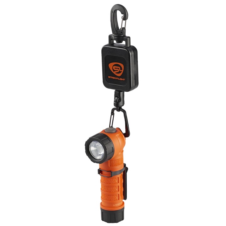 GearKeeper - Mousqueton sur enrouleur pour lampe coudée
