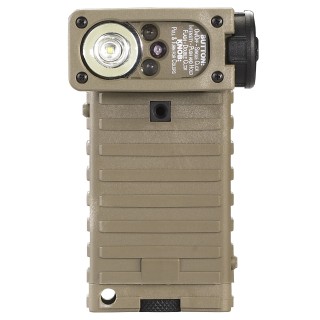 Sidewinder - Lampe militaire -LEDS Blanche, Bleue, Rouge et IR.  Inclus 2 piles “AA” alkaline batteries - Blister