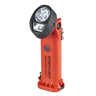 Survivor Pivot Magnet ATEX - 230V AC/12V DC (Alkaline battery carrier not included) - Orange