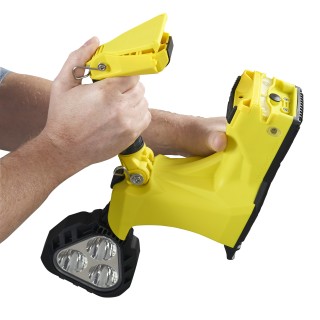 Vulcan Clutch - Lanterne rechargeable 1700 lumens orientable 340° - Accrochable - chargeur 230V AC avec sangle Heavy Duty - Jaun
