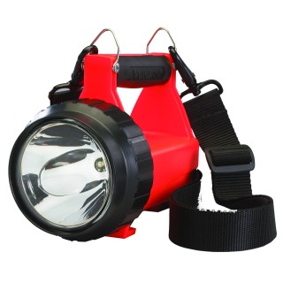Fire Vulcan rechargeable 230V AC / 12V DC standard système avec sangle d'épaule détache rapide - Orange